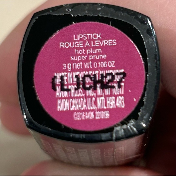 Avon True Color lipstick Perfectly Matte Hot Plum A Levres Super Prune New - Picture 1 of 4